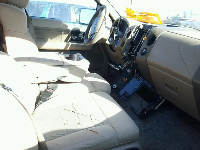 1FTPX12526NA27298 - 2006 FORD F150 TAN photo 5