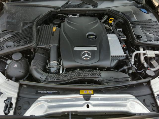 55SWF4JB2HU183932 - 2017 MERCEDES-BENZ C 300 BLACK photo 7