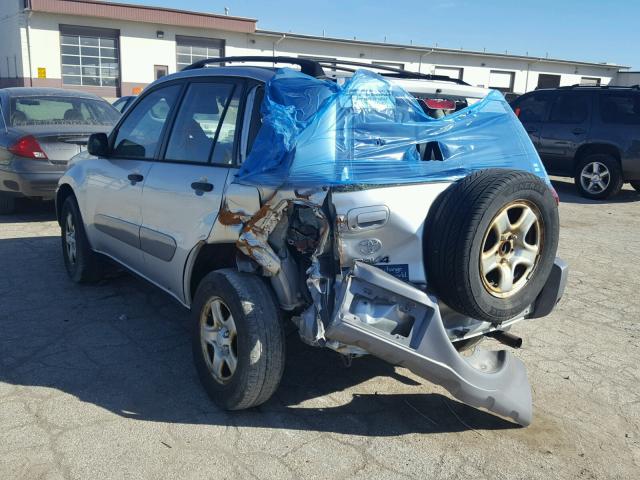 JTEGD20V350087728 - 2005 TOYOTA RAV4 SILVER photo 3