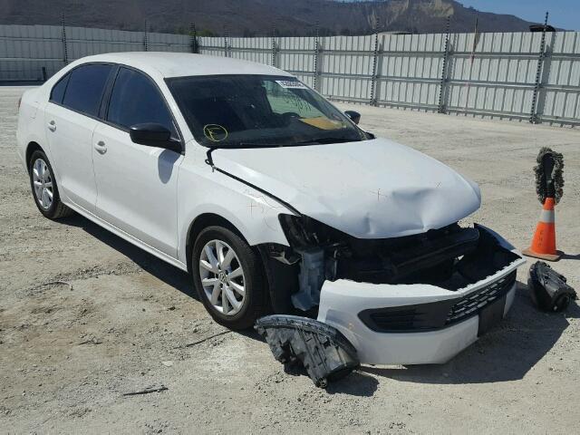3VW2K7AJ9CM356125 - 2012 VOLKSWAGEN JETTA BASE Սպիտակ լուսանկար 1