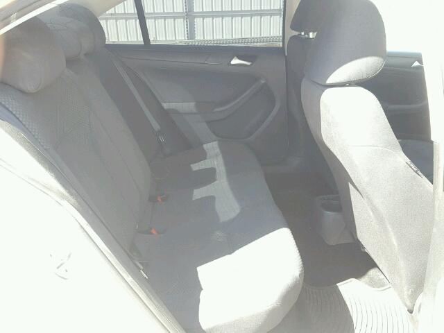 3VW2K7AJ9CM356125 - 2012 VOLKSWAGEN JETTA BASE Սպիտակ լուսանկար 6