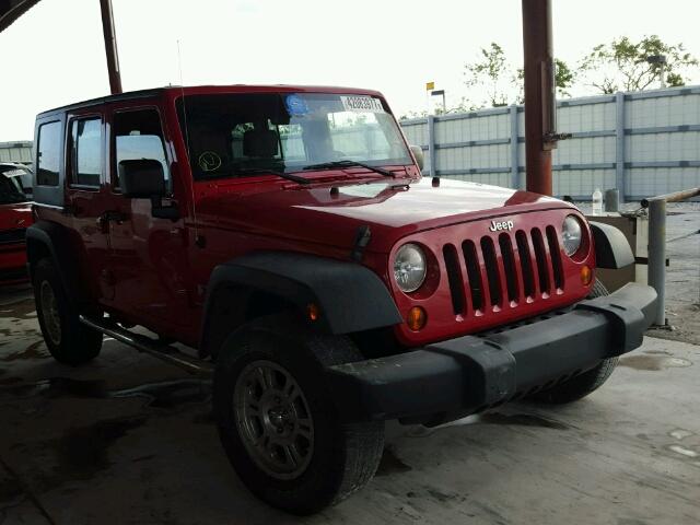 1J4GA39137L228215 - 2007 JEEP WRANGLER X RED photo 1