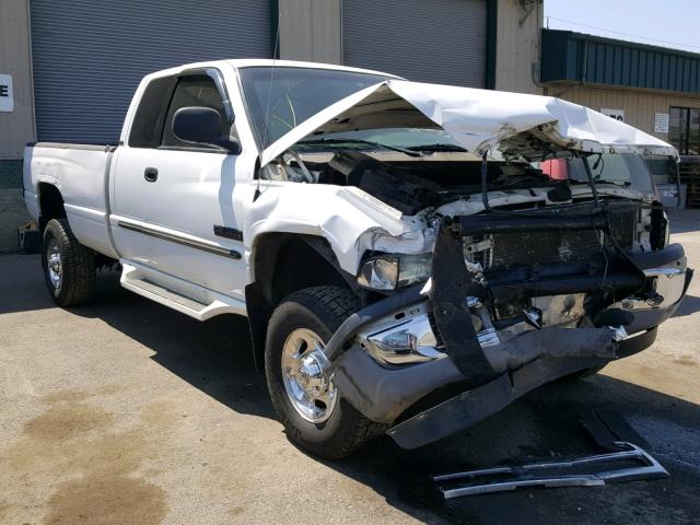 3B7KF23612M313979 - 2002 DODGE RAM 2500 WHITE photo 1