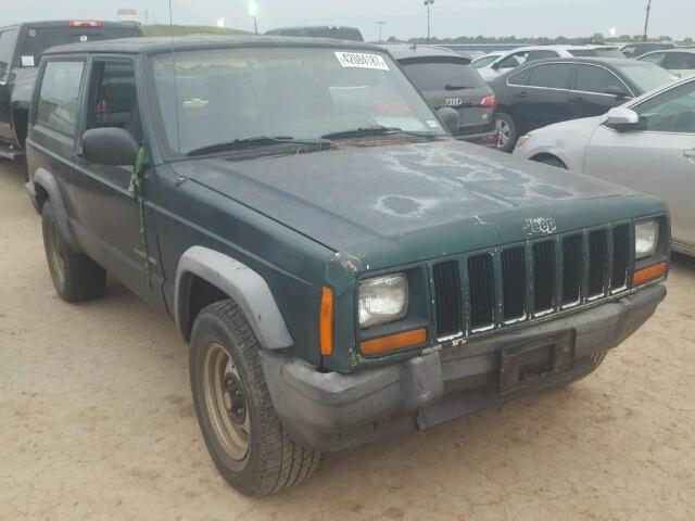 1J4FT27SXYL202546 - 2000 JEEP CHEROKEE GREEN photo 1