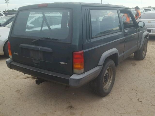 1J4FT27SXYL202546 - 2000 JEEP CHEROKEE GREEN photo 4