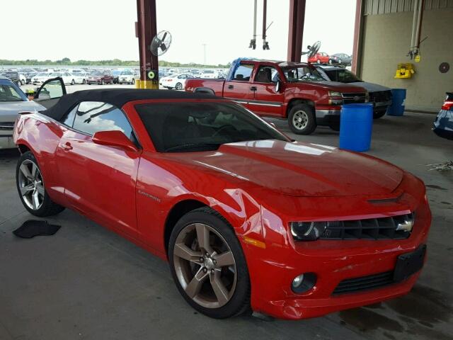 2G1FK3DJ1B9200699 - 2011 CHEVROLET CAMARO 2SS RED photo 1