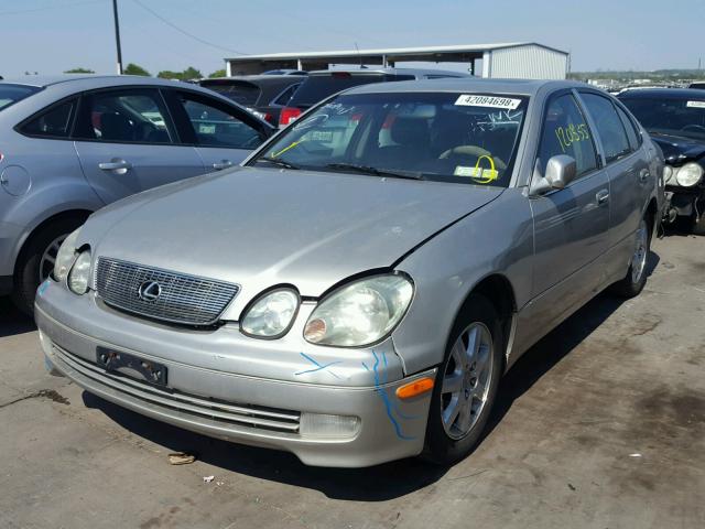 JT8BL69S210003747 - 2001 LEXUS GS 430 SILVER photo 2