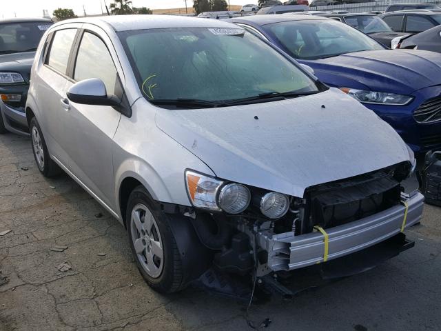 1G1JA6SH0E4239421 - 2014 CHEVROLET SONIC LS SILVER photo 1