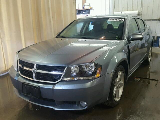 1B3LC76M88N114285 - 2008 DODGE AVENGER R/ GRAY photo 2