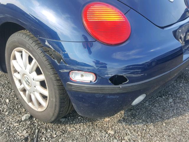 3VWCM31Y84M329763 - 2004 VOLKSWAGEN NEW BEETLE 蓝色 照片 9