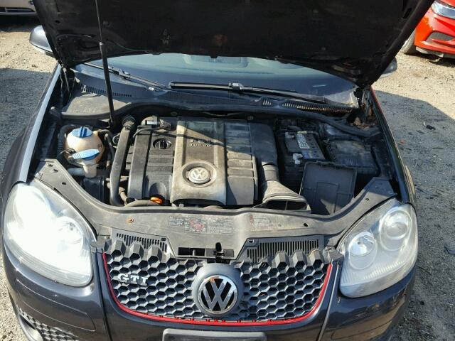 WVWEV71K27W133835 - 2007 VOLKSWAGEN NEW GTI BLACK photo 7