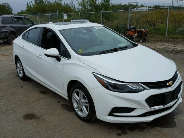 3G1BE5SMXHS561388 - 2017 CHEVROLET CRUZE LT WHITE photo 1