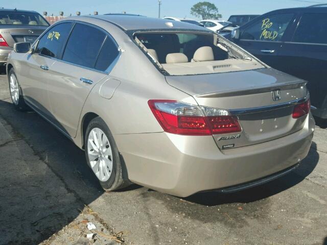 1HGCR2F89DA212831 - 2013 HONDA ACCORD TAN photo 3