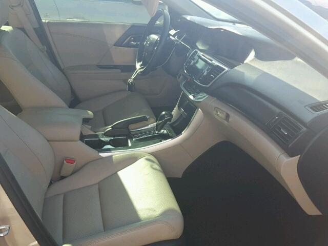 1HGCR2F89DA212831 - 2013 HONDA ACCORD TAN photo 5