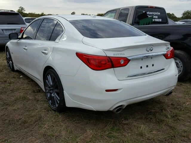 JN1FV7AP9HM851298 - 2017 INFINITI Q50 WHITE photo 3