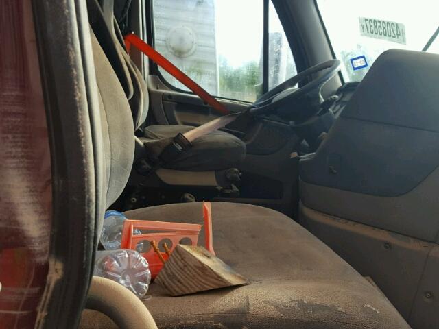 1FUJGLDR0CLBE9576 - 2012 FREIGHTLINER CASCADIA 1 BURGUNDY photo 5