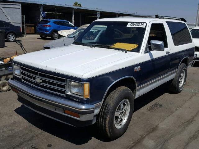 1GNCT18R9H8138864 - 1987 CHEVROLET BLAZER S10 TWO TONE photo 2