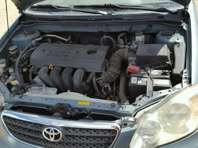 2T1BR32E15C437303 - 2005 TOYOTA COROLLA CE BLUE photo 7