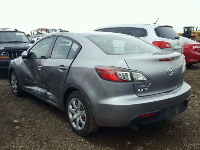 JM1BL1SFXA1253314 - 2010 MAZDA 3 I GRAY photo 3