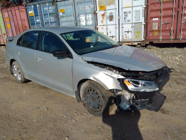 3VW2K7AJ5BM382946 - 2011 VOLKSWAGEN JETTA BASE 银色 照片 1