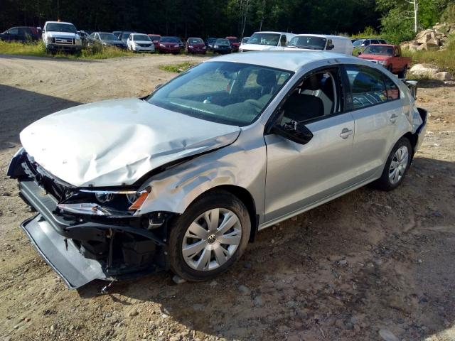 3VW2K7AJ5BM382946 - 2011 VOLKSWAGEN JETTA BASE 银色 照片 2