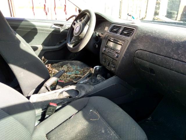 3VW2K7AJ5BM382946 - 2011 VOLKSWAGEN JETTA BASE 银色 照片 5