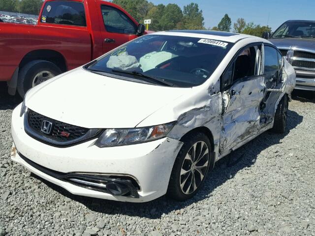 2HGFB6E51DH705341 - 2013 HONDA CIVIC SI WHITE photo 2