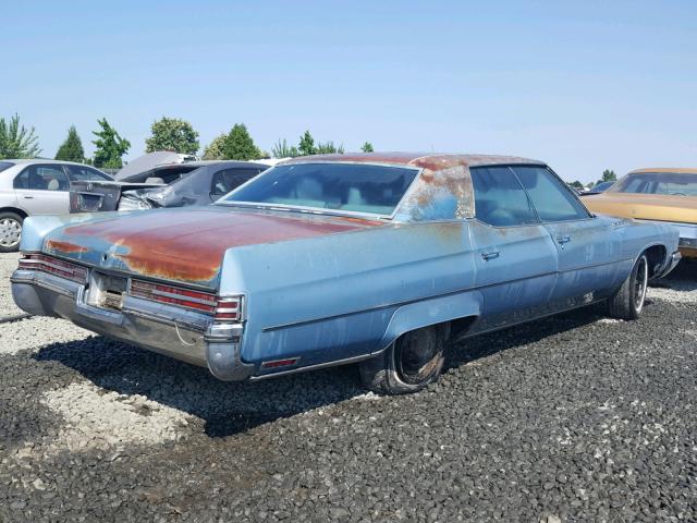 4V39U2H430959 - 1972 BUICK LIMITED BLUE photo 4