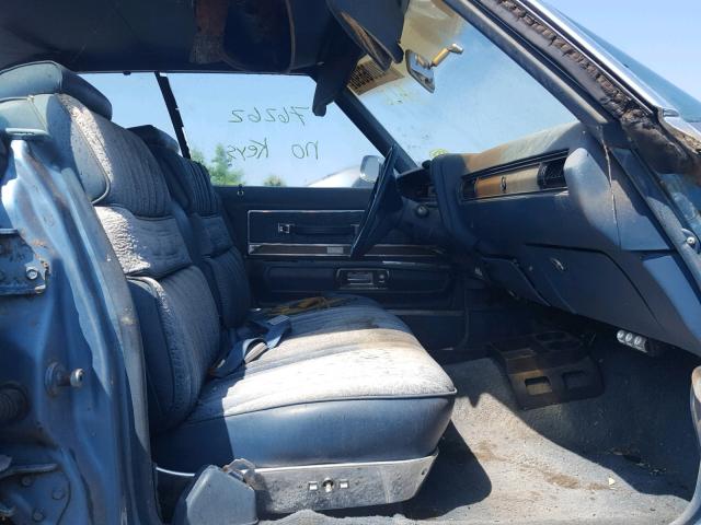 4V39U2H430959 - 1972 BUICK LIMITED BLUE photo 5