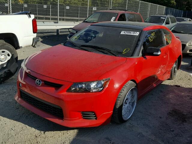 JTKJF5C73D3050865 - 2013 TOYOTA SCION TC 红色 照片 2