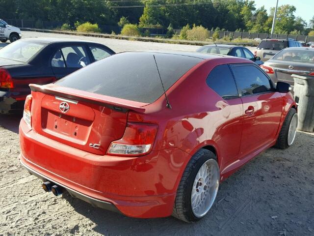 JTKJF5C73D3050865 - 2013 TOYOTA SCION TC 红色 照片 4