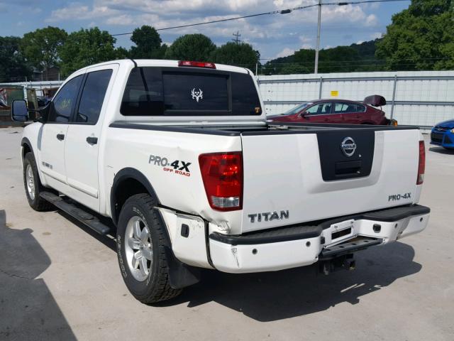 1N6AA0EC2AN323018 - 2010 NISSAN TITAN XE WHITE photo 3