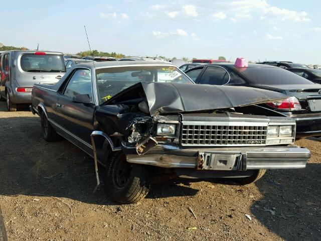 3GCCW80H3GS900801 - 1986 CHEVROLET EL CAMINO BLUE photo 1