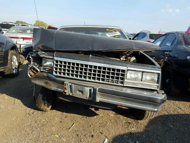 3GCCW80H3GS900801 - 1986 CHEVROLET EL CAMINO BLUE photo 10