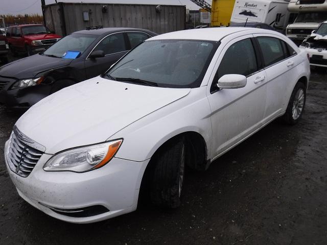 1C3CCBAB0DN670614 - 2013 CHRYSLER 200 WHITE photo 2