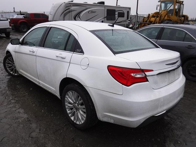 1C3CCBAB0DN670614 - 2013 CHRYSLER 200 WHITE photo 3