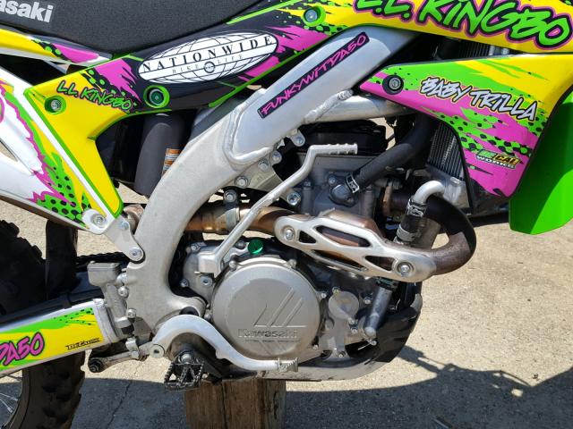 JKAKXGHC2JA017223 - 2018 KAWASAKI KX450 F GREEN photo 7