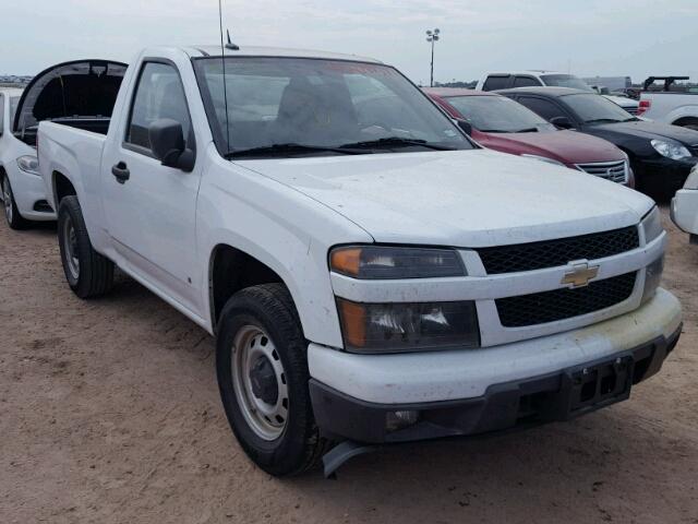 1GCCS149398160166 - 2009 CHEVROLET COLORADO WHITE photo 1