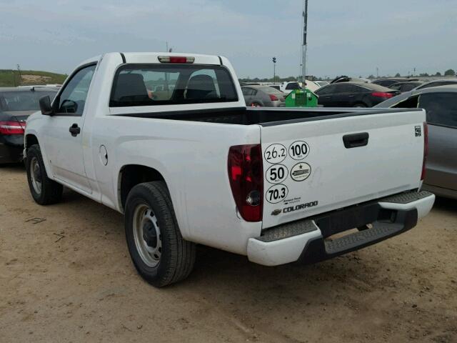 1GCCS149398160166 - 2009 CHEVROLET COLORADO WHITE photo 3