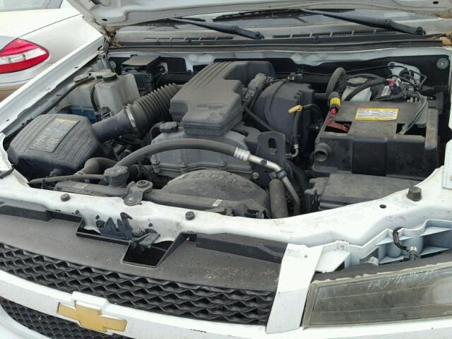 1GCCS149398160166 - 2009 CHEVROLET COLORADO WHITE photo 7