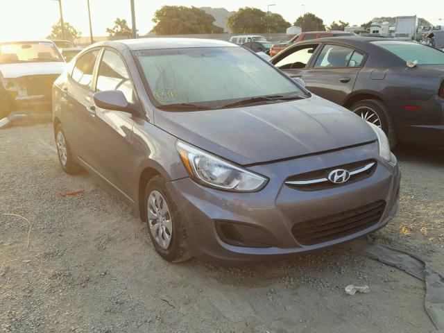 KMHCT4AE5FU811358 - 2015 HYUNDAI ACCENT GRAY photo 1