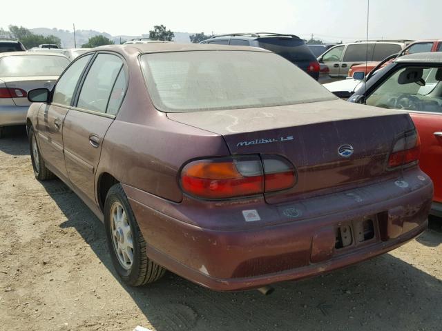 1G1NE52M9W6189265 - 1998 CHEVROLET MALIBU LS Bordo foto 3