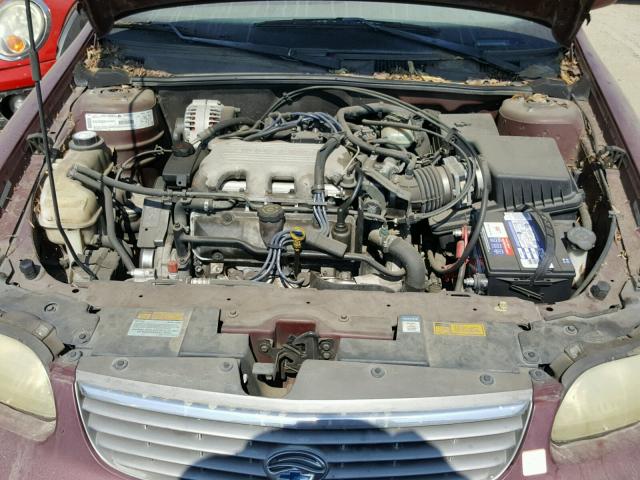 1G1NE52M9W6189265 - 1998 CHEVROLET MALIBU LS Bordo foto 7