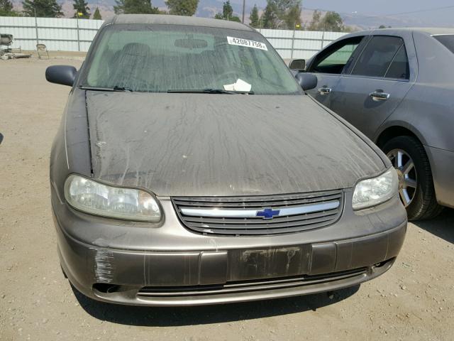 1G1ND52JX1M596296 - 2001 CHEVROLET MALIBU BROWN photo 9