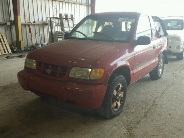 KNDJA6237X5575432 - 1999 KIA SPORTAGE RED photo 2