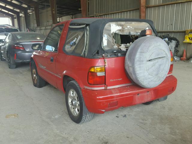 KNDJA6237X5575432 - 1999 KIA SPORTAGE RED photo 3