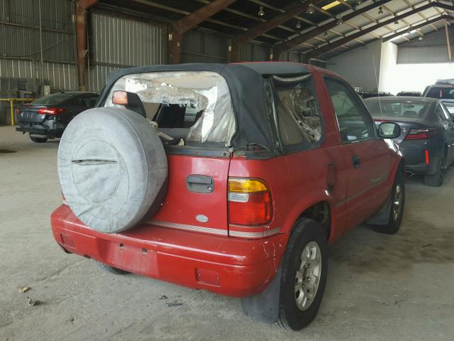 KNDJA6237X5575432 - 1999 KIA SPORTAGE RED photo 4