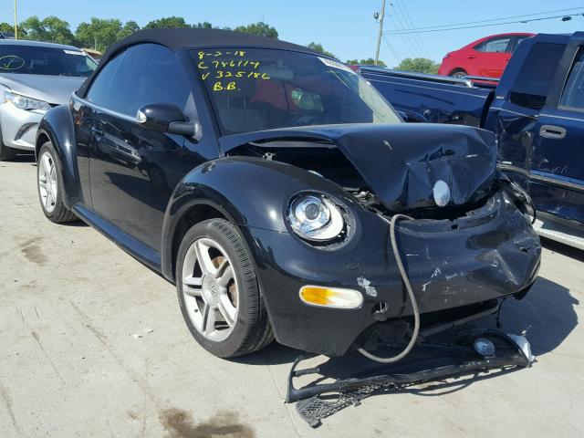 3VWCD31Y94M325186 - 2004 VOLKSWAGEN NEW BEETLE შავი ფოტო 1