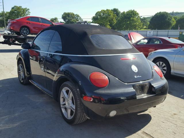 3VWCD31Y94M325186 - 2004 VOLKSWAGEN NEW BEETLE შავი ფოტო 3