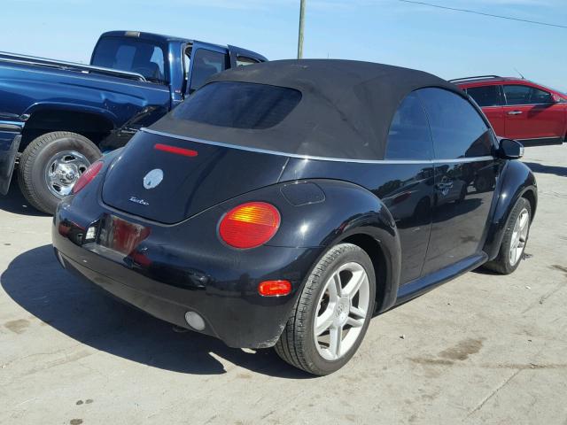 3VWCD31Y94M325186 - 2004 VOLKSWAGEN NEW BEETLE შავი ფოტო 4